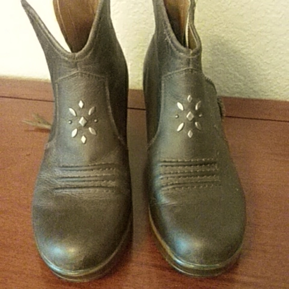 9M Leather Brown Klogs Kravings Bootie